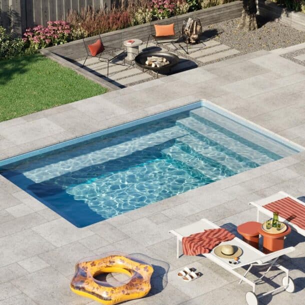 Custom pool features installed by Copano Pools and Spas in Aransas County TX</p> <p>