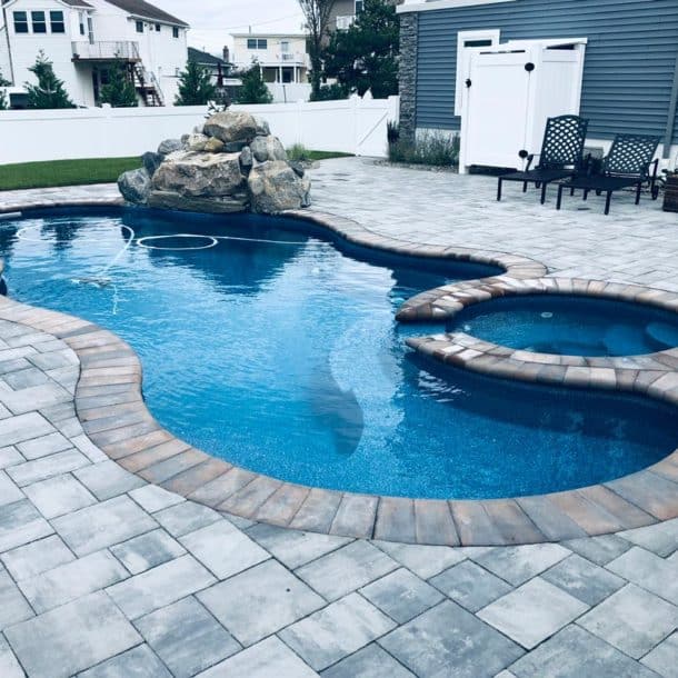 Backyard spa installation in Port Aransas, TX</p> <p>